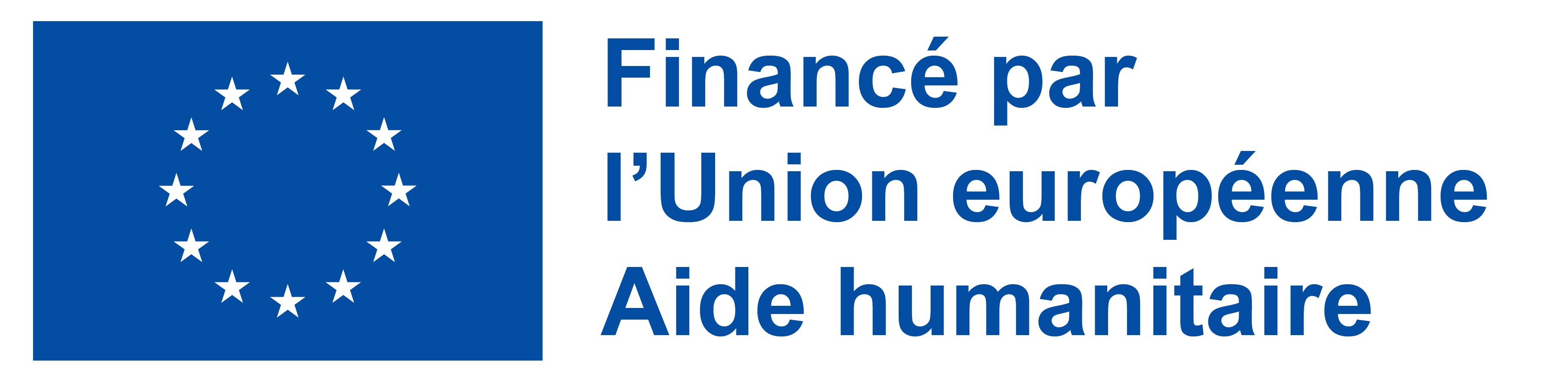 Logo Fincancé par l'Union européenne Aide Humanitaire