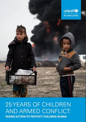 25 years of children and armed conflict - cover rapport