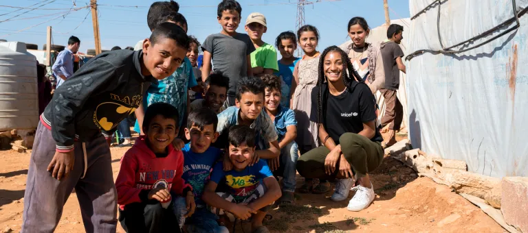 Our Goowill Ambassador Nafi Thiam on a mission in Lebanon